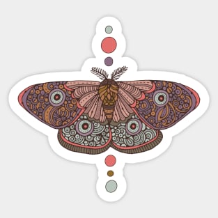 The Moth Sticker